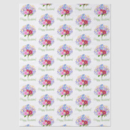 Papel De Seda Buquê de flores