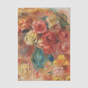 Papel De Seda Buquê de Flores por Renoir