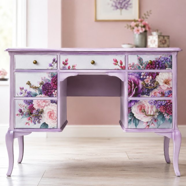 Papel De Seda Buquê de Jardim de Rosa Âmbar Decoupage (Criador carregado)