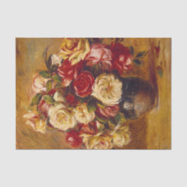 Papel De Seda Buquê de rosas, Auguste Renoir