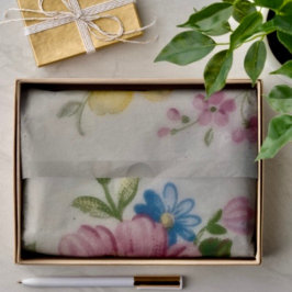 Papel De Seda Buquê Floral da Taça Tea