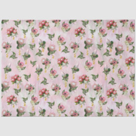 Papel De Seda Buquês de proteaginosas com folhas de salva