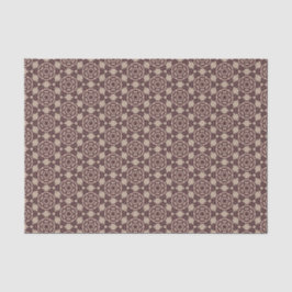Papel De Seda Burgundy Bold Lace em Taupe Modern Prairie Folk