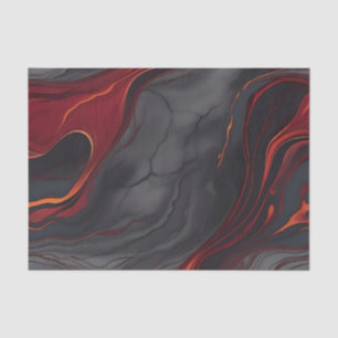 Papel De Seda Burgundy Lava Marble
