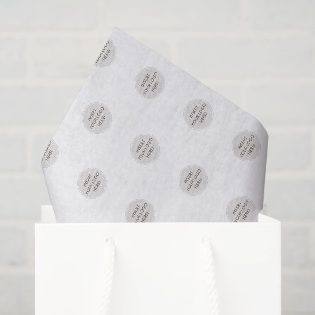 Papel De Seda BUSINESS LOGO PACKAGING modern professional wrap (Sacola de presentes)