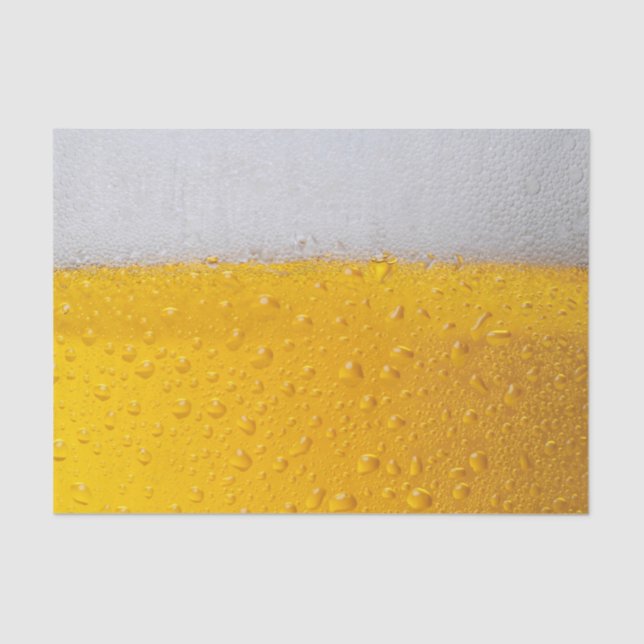 Papel De Seda cabeça de cerveja (Frente )
