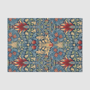 Papel De Seda Cabeça de cobra, Wallpaper Flor de William Morris