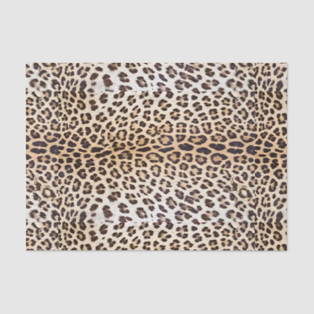 Papel De Seda Cabelo-leopardo (Frente )
