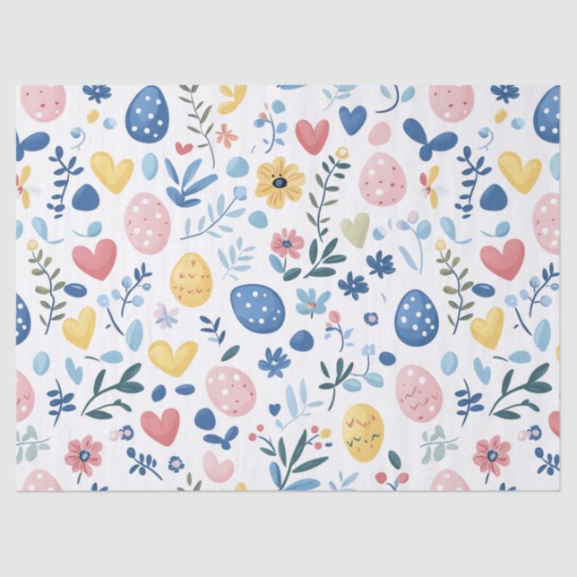 Papel De Seda Caça de Ovos de Páscoa (Frente )