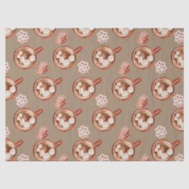 Papel De Seda Cacau E Biscoitos Russos Kraft