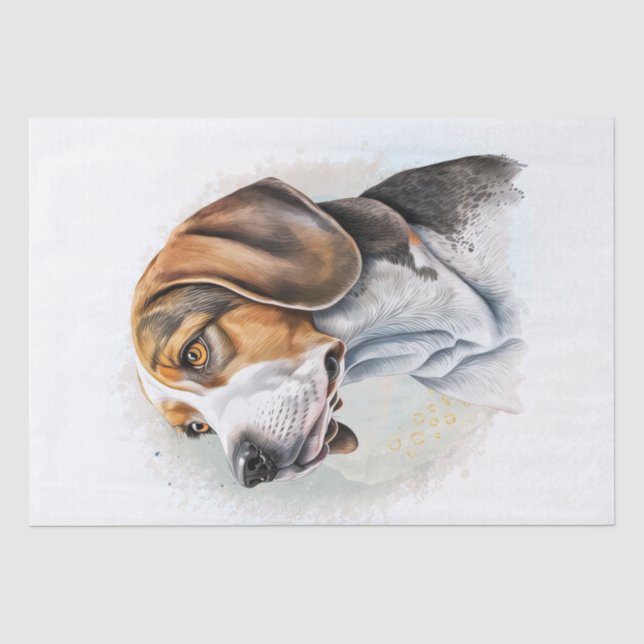 Papel De Seda Cachorro Cachorro Cachorro (Frente )