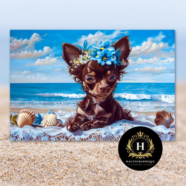 Papel De Seda Cachorro Chihuahua Decoupage (Criador carregado)