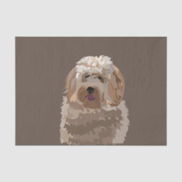 Papel De Seda Cachorro de Poodle Goldendoodle Cute Labradoodle