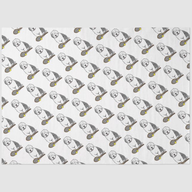 Papel De Seda Cachorro tênis (Cinza 1) (Frente )