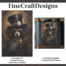 Papel De Seda Cachorro-Vedante Em Descanso D3L De Pintura Por Ha