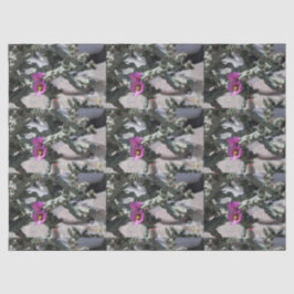 Papel De Seda Cacto Challa em flor