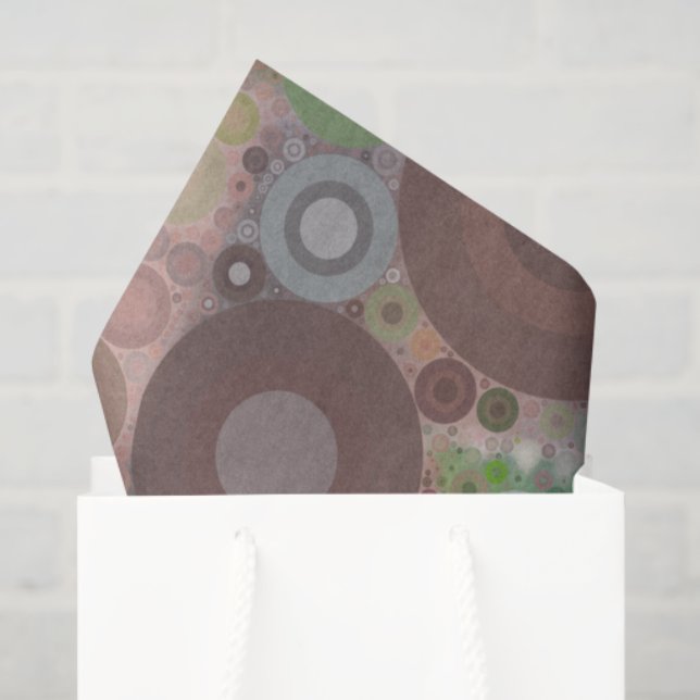 Papel De Seda Cactus Photo Art Green Pink Brown Desert Succult (Sacola de presentes)