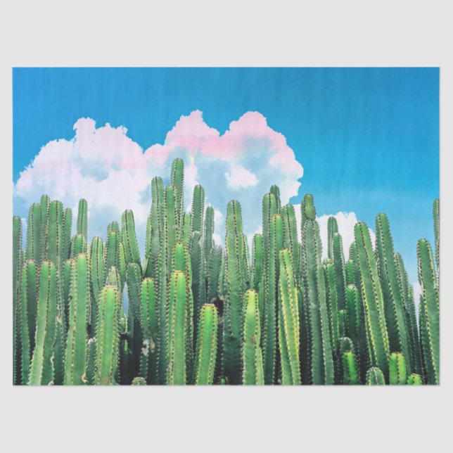 Papel De Seda Cactus Summer (Frente )