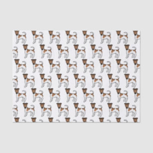 Papel De Seda Cães De Cartoon Brancos E Suaves