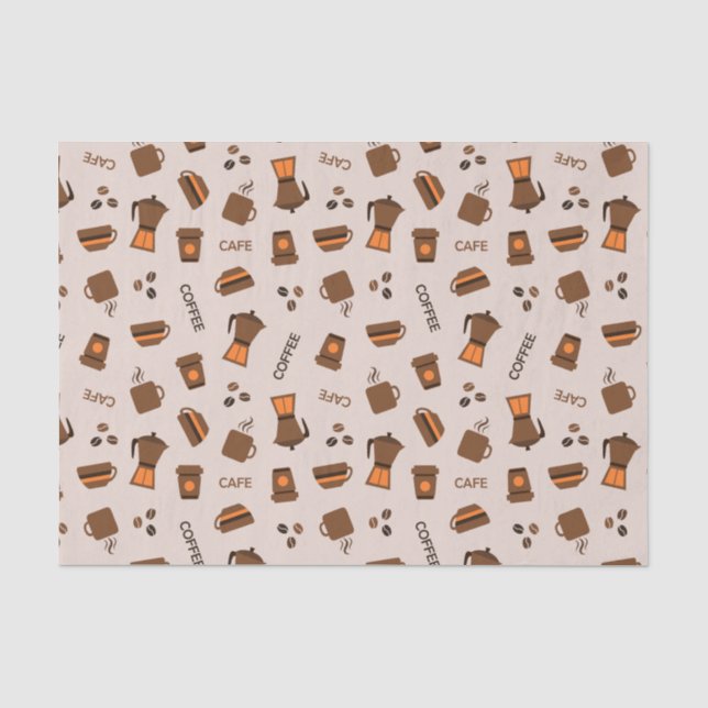 Papel De Seda Café (Frente )