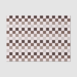 Papel De Seda Cafe Au Lait checkerboard pattern