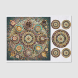 Papel De Seda Café é Amor, Java Art Mandala