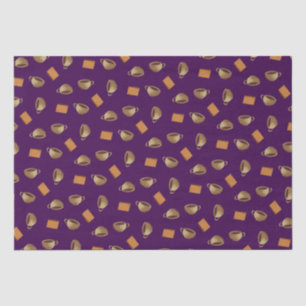 Papel De Seda Café e Biscoitos de Chocolate Comida roxa