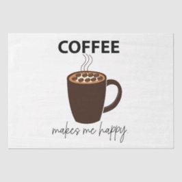 Papel De Seda Café Me Faz Feliz Café