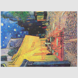 Papel De Seda Cafe Terrace na Noite, Vincent van Gogh, 1888