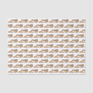 Papel De Seda Calçado de professor de dança moderna lírica Tan