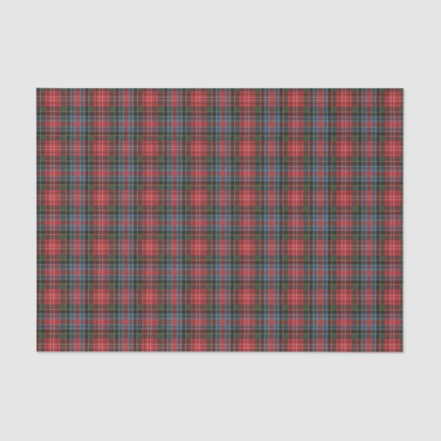 Papel De Seda Caledonia Modern Scottish Tartan (Frente )