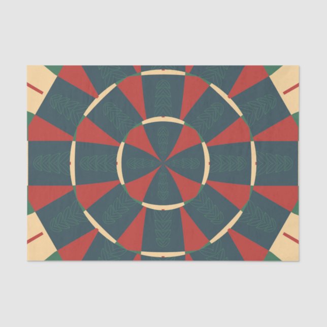 Papel De Seda Caleidoscópio mandálico (Frente )