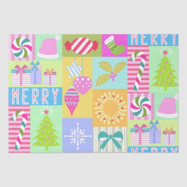 Papel De Seda Calendário Antecipado de Natal (Frente )