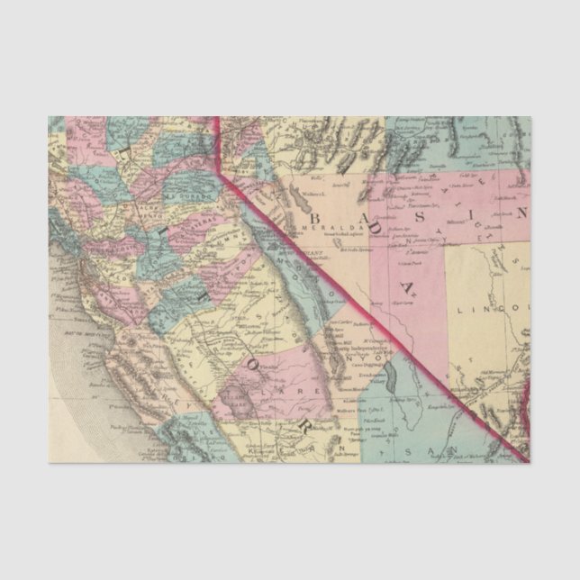Papel De Seda Califórnia e Nevada 2 2 (Frente )