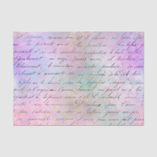 Papel De Seda Caligrafia Colorida Grunge Vintage