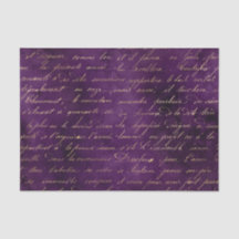 Caligrafia Vintage Grunge Roxo e Dourado