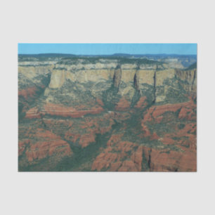 Papel De Seda Camadas de Rochas Vermelhas na Arizona de Sedona