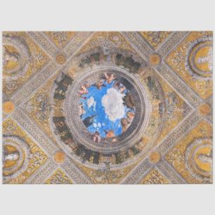 Papel De Seda Câmara Bridal, teto de Andrea Mantegna