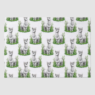 Papel De Seda Camel llama Alpaca Pattern Design