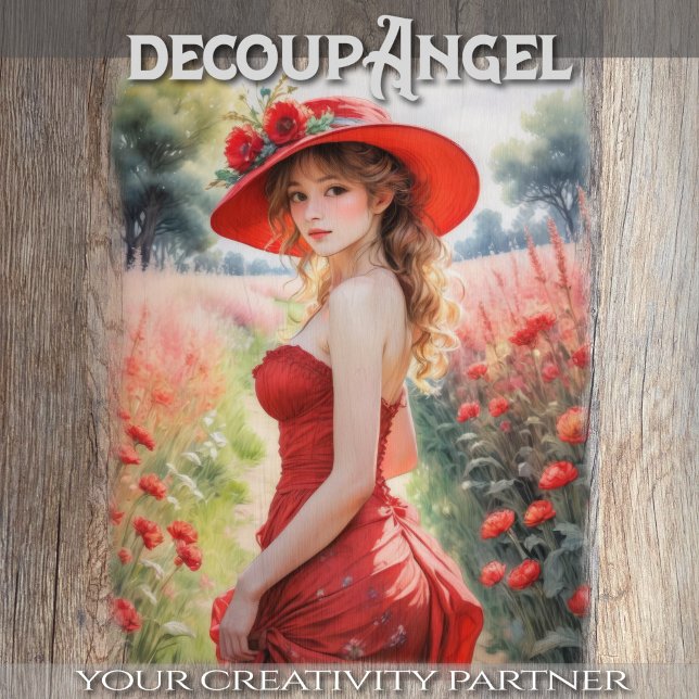 Papel De Seda Caminhada de Campo Fresco de Christina - Decoupage (Criador carregado)