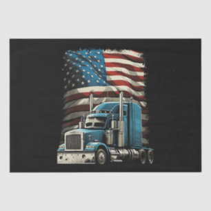 Papel De Seda Caminhante Bandeira Americana Para A Unidade De Ca