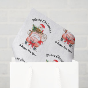 Papel De Seda Caminhão de Natal engraçado ano novo