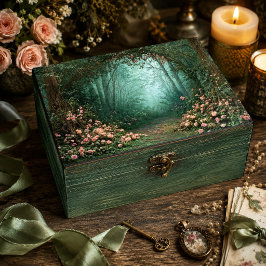 Papel De Seda Caminho de Pedra Rosa Decoupage Floresta Azul Turv