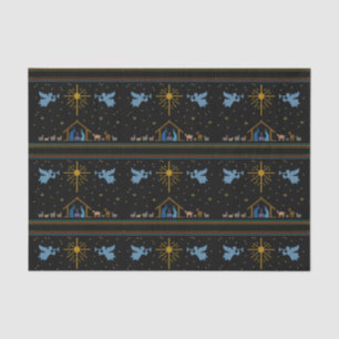 Papel De Seda Camisola feia do Natal da natividade da malha