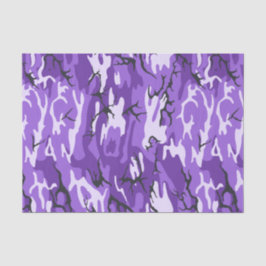 Papel De Seda Camo roxo