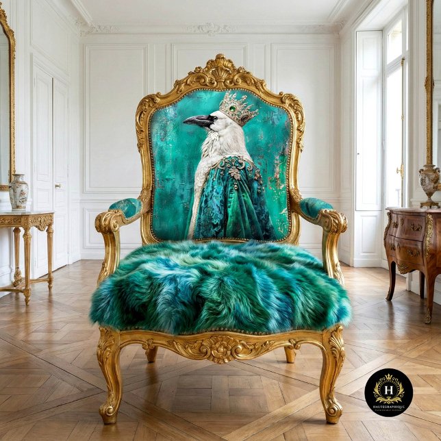 Papel De Seda Campanha Branca na Decoupage de Téal Royal Cloak (Criador carregado)