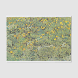 Papel De Seda Campo Amarelo de Van Gogh - Arte Floral Clássica