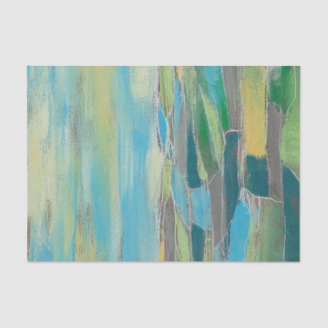 Papel De Seda Campo fragmentado I (Frente )