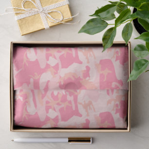 Papel De Seda Camuflagem Rosa, Militar, Exército