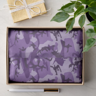 Papel De Seda Camuflagem Roxa, Militares, Exército